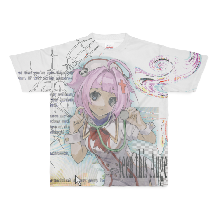 フルグラフィックTシャツ - M - 正面印刷のみ