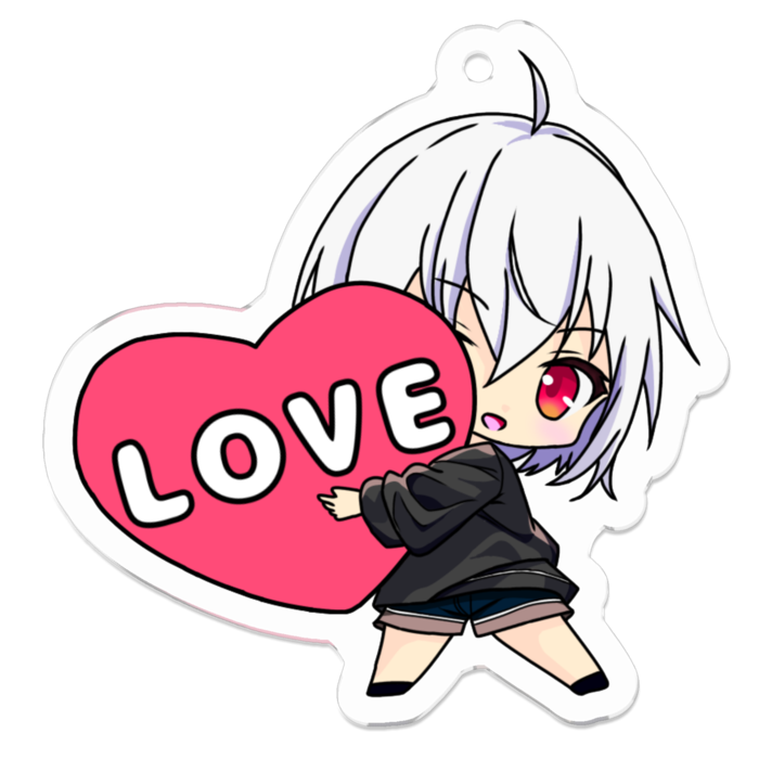 アクリルキーホルダー - 50 x 50 (mm)