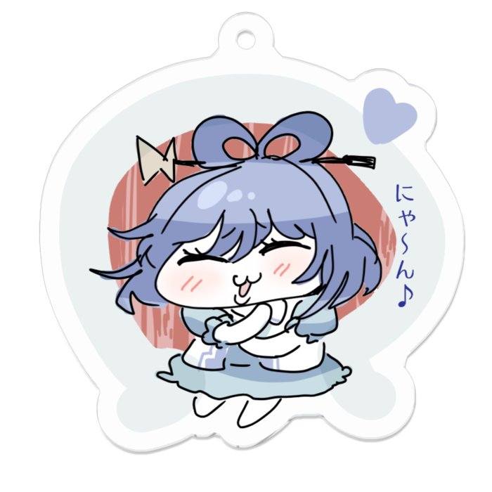 アクリルキーホルダー - 50 x 50 (mm)