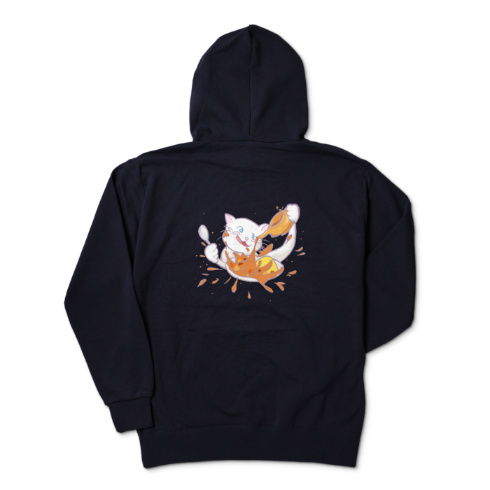ジップパーカー - XL - ネイビー