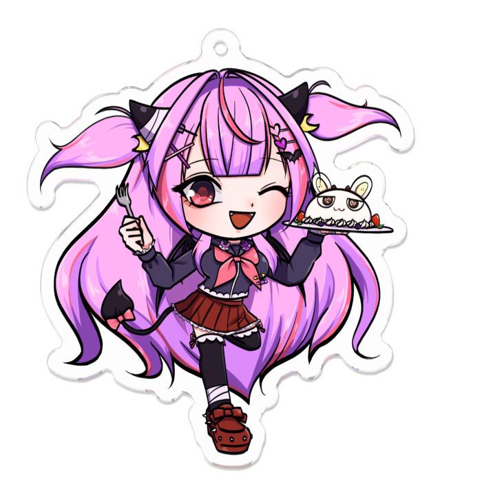 アクリルキーホルダー - 70 x 70 (mm)