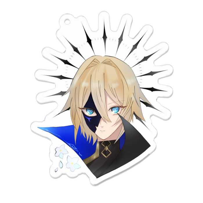 アクリルキーホルダー - 70 x 70 (mm)