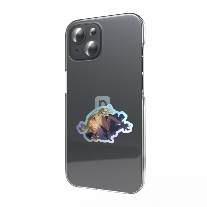 オーロラスマホステッカー - 縦