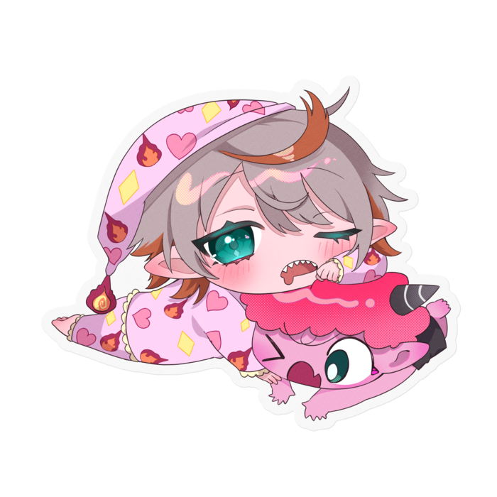 ねむちゃこクリアステッカー
