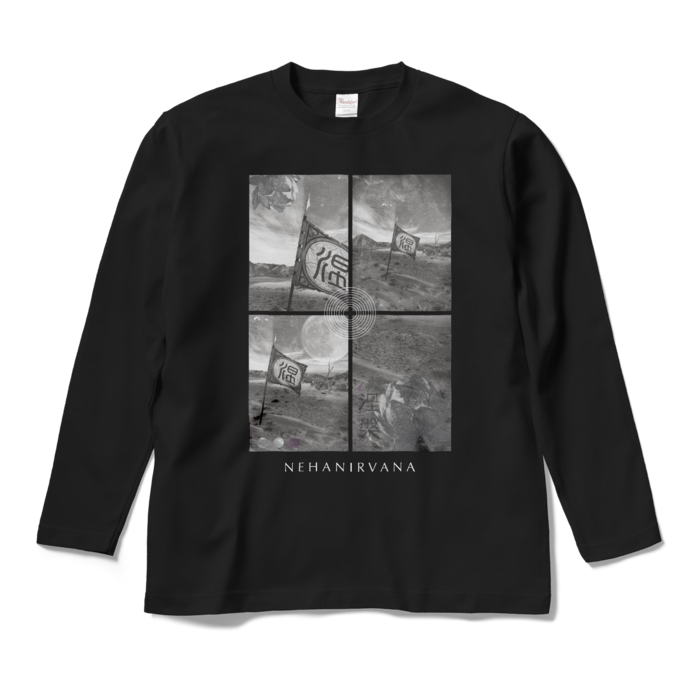 NEHAN FLAG LONG TEE / BLACK / M