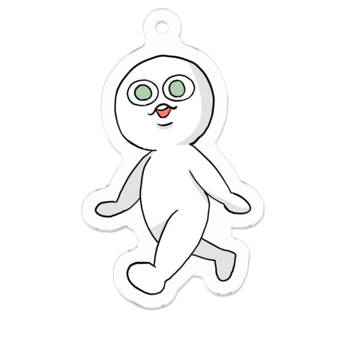 アクリルキーホルダー - 50 x 50 (mm)