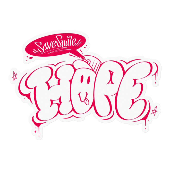 背景透明ステッカー - 100 x 100 (mm)