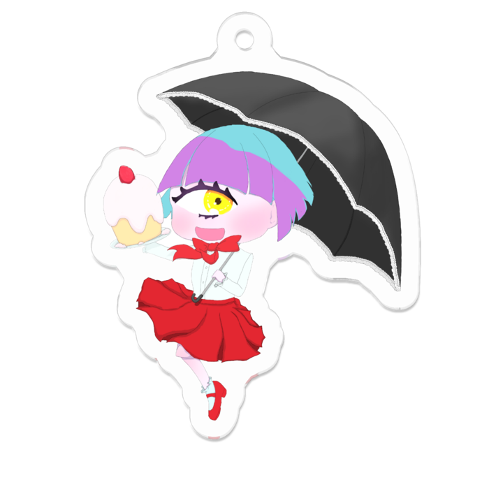 アクリルキーホルダー - 50 x 50 (mm)