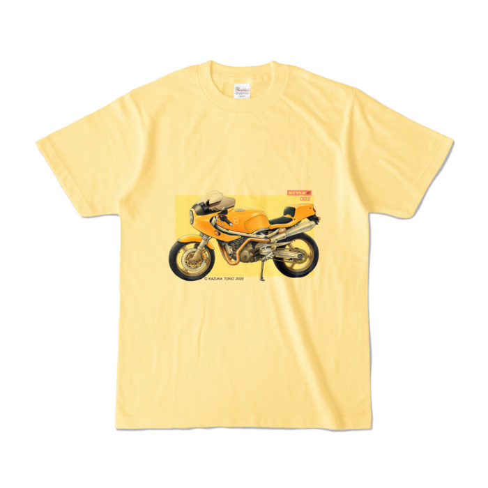 カラーTシャツ - S - ライトイエロー (淡色)