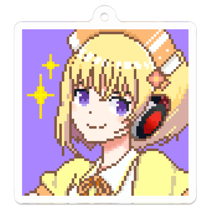 アクリルキーホルダー - 50 x 50 (mm)