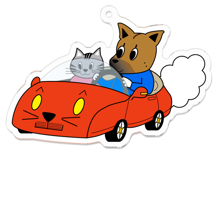 アクリルキーホルダー - 70 x 70 (mm)