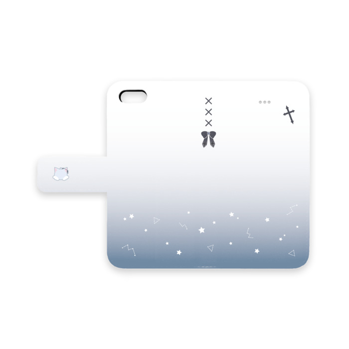手帳型iPhoneケース - iPhone 5 / 5s / SE - ストラップ穴 なし