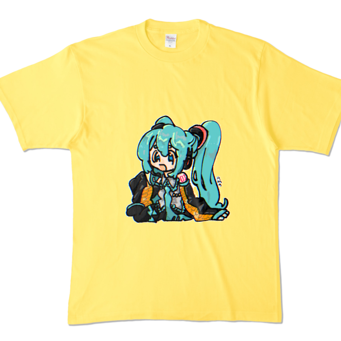 カラーTシャツ - XL - イエロー (濃色)