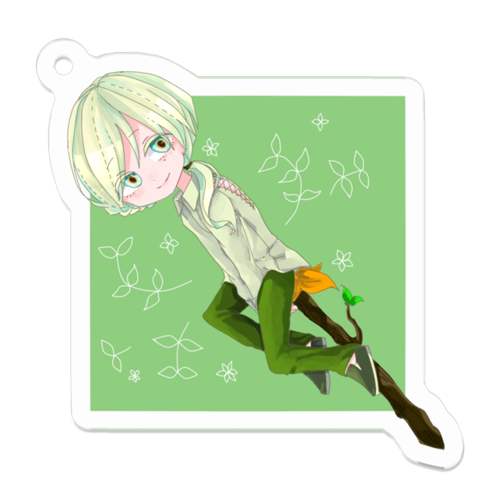 アクリルキーホルダー - 50 x 50 (mm)
