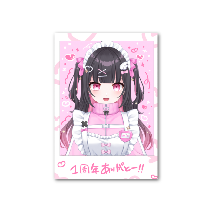 チェキ風カード(ハーフツイン)