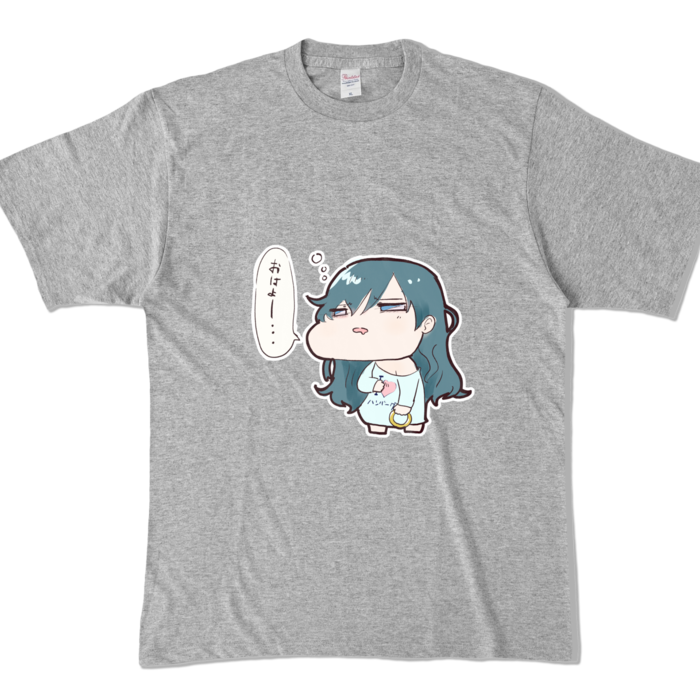 カラーTシャツ - XL - 杢グレー (濃色)
