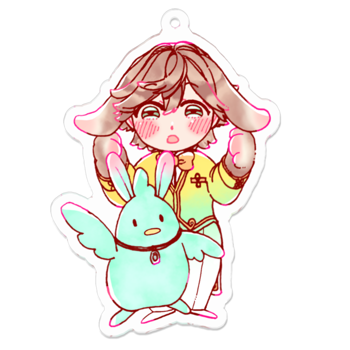 アクリルキーホルダー - 70 x 70 (mm)