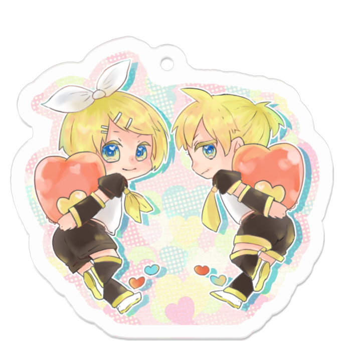 アクリルキーホルダー - 50 x 50 (mm)