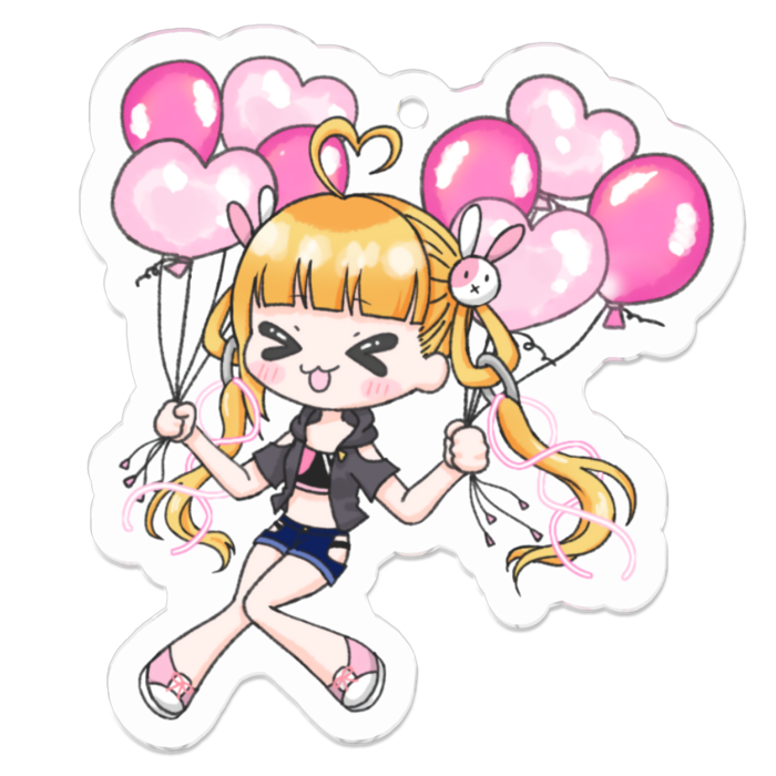 こびとさんべに- 50 x 50 (mm)