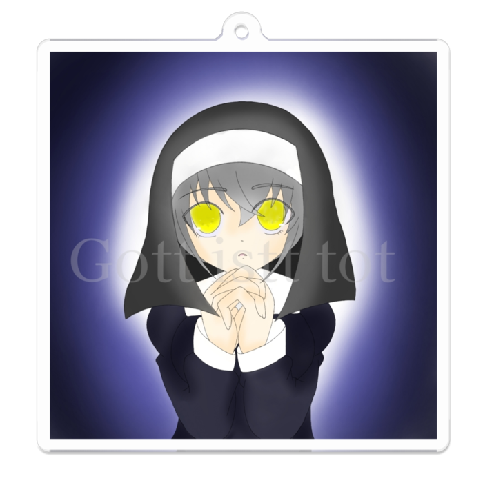 アクリルキーホルダー - 70 x 70 (mm)