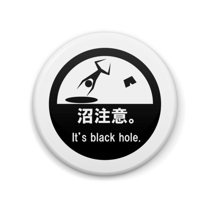 缶バッジ(白) - 57mm