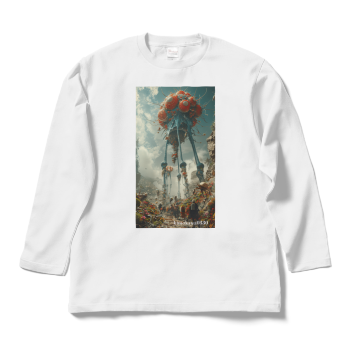 ロングスリーブTシャツ - L - ホワイト