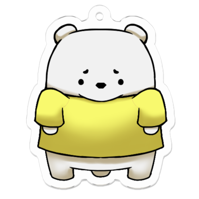 はくおう君アクリルキーホルダー３