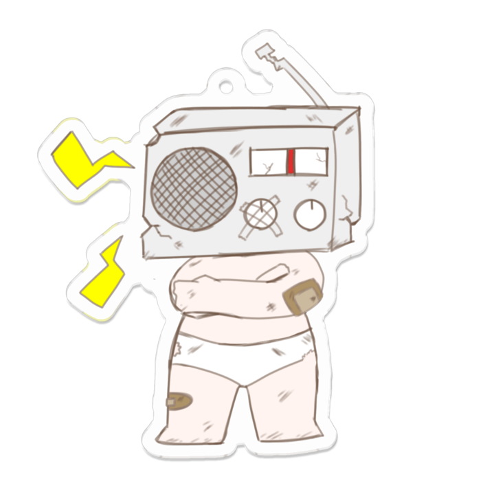 アクリルキーホルダー - 70 x 70 (mm)