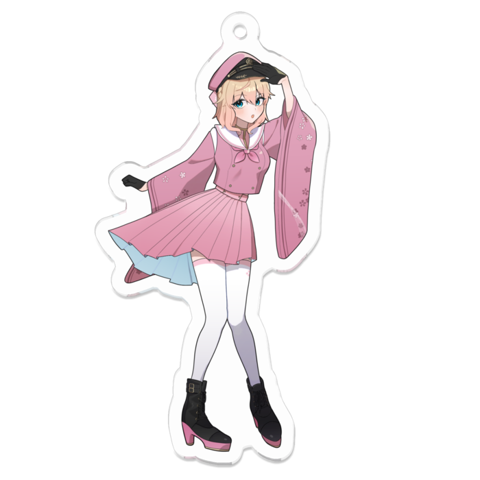 おすまし顔 - 70 x 70 (mm)