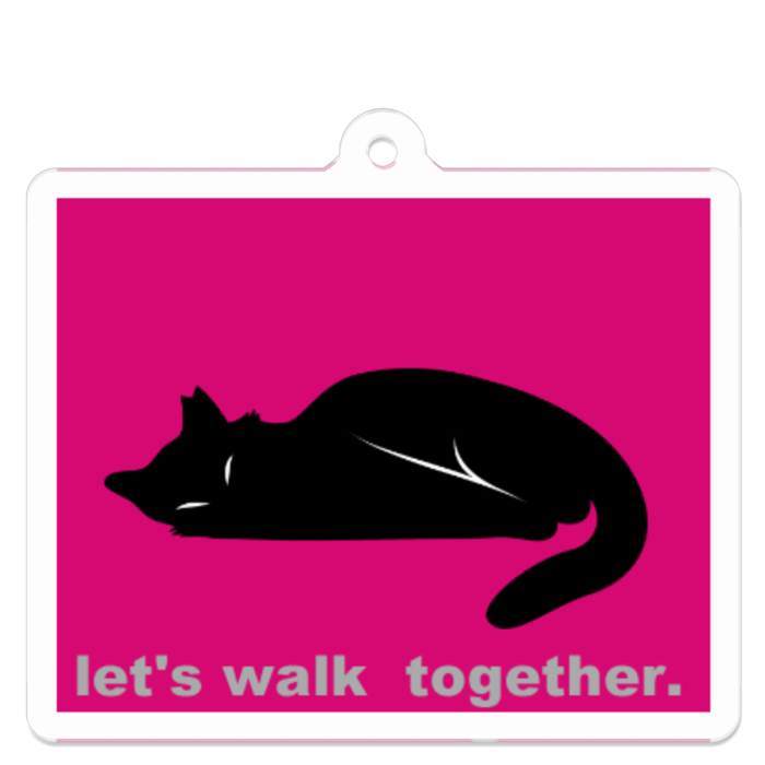 アクリルキーホルダー - 50 x 50 (mm)