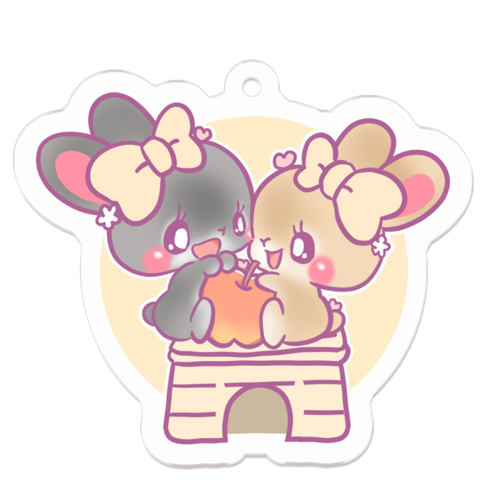 アクリルキーホルダー - 50 x 50 (mm)