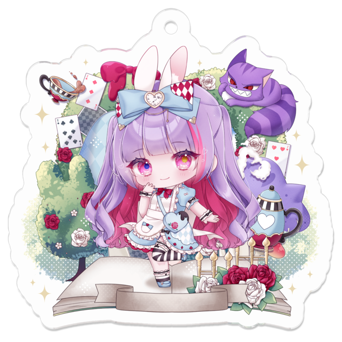 アクリルキーホルダー - 50 x 50 (mm)