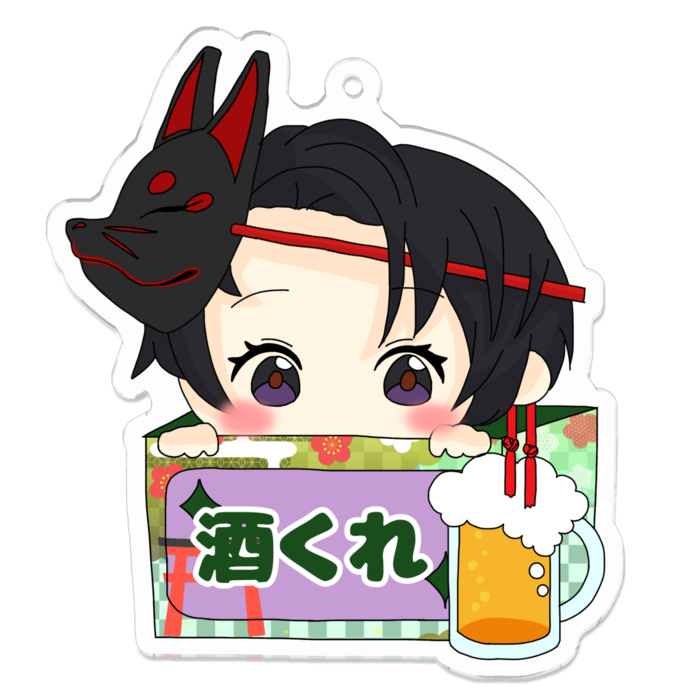 アクリルキーホルダー - 70 x 70 (mm)