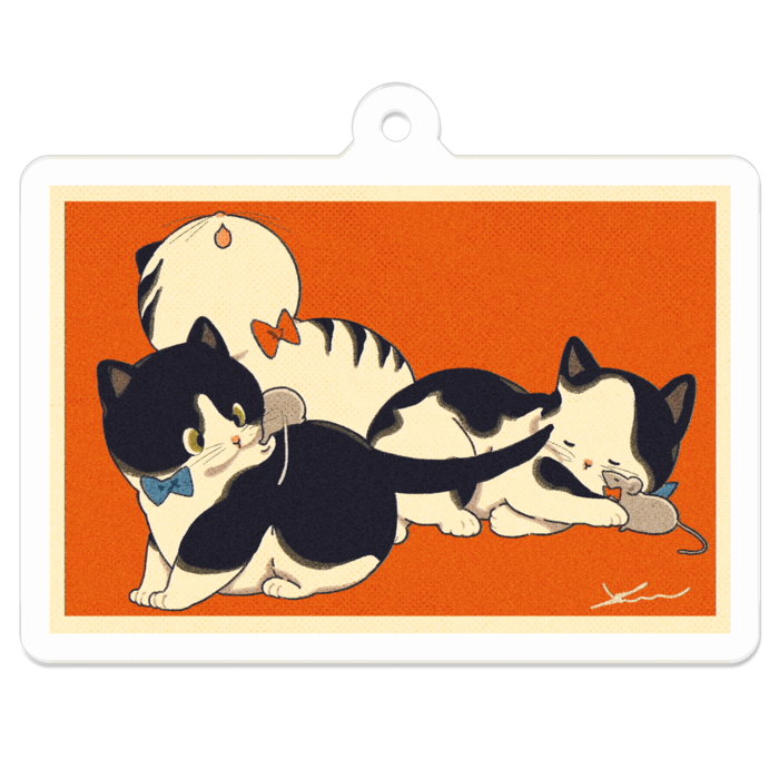 アクリルキーホルダー - 50 x 50 (mm)