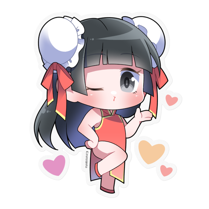 ステッカー - 100 x 100 (mm) - クリア