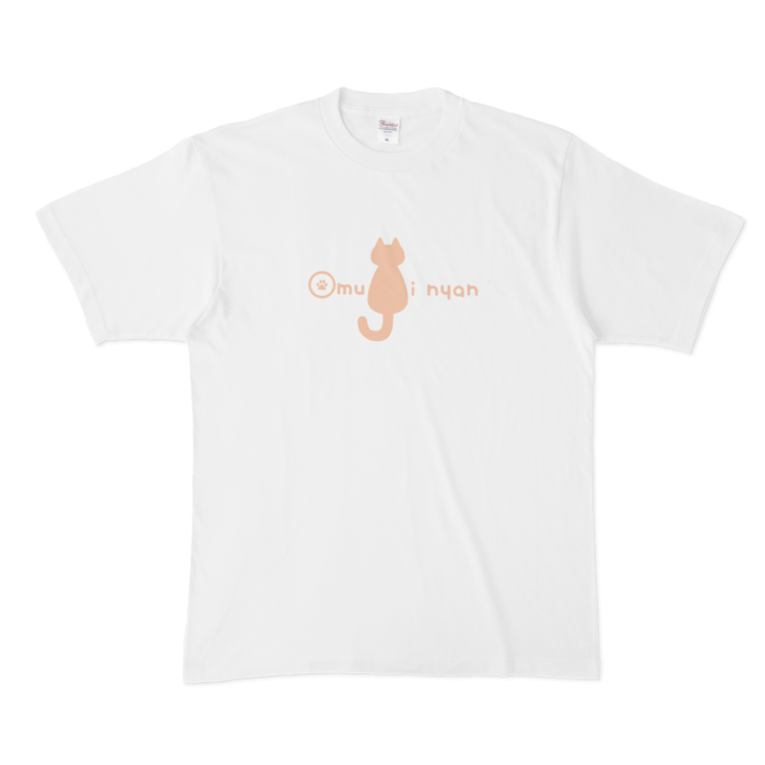 Tシャツ - XL - 白×ベージュロゴ
