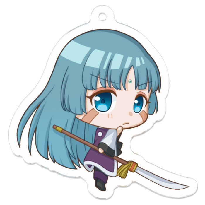 アクリルキーホルダー（コーティング） - 50 x 50 (mm)