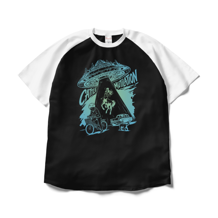 ラグラン黒白 - XL -