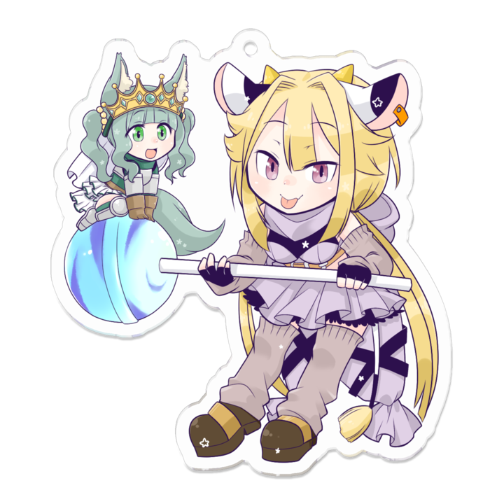 アクリルキーホルダー - 70 x 70 (mm)