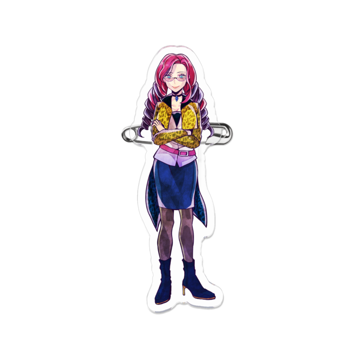 アクリルバッジ - 70 x 70 (mm)