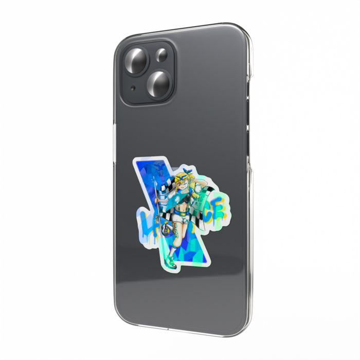 ホログラムスマホステッカー - 縦