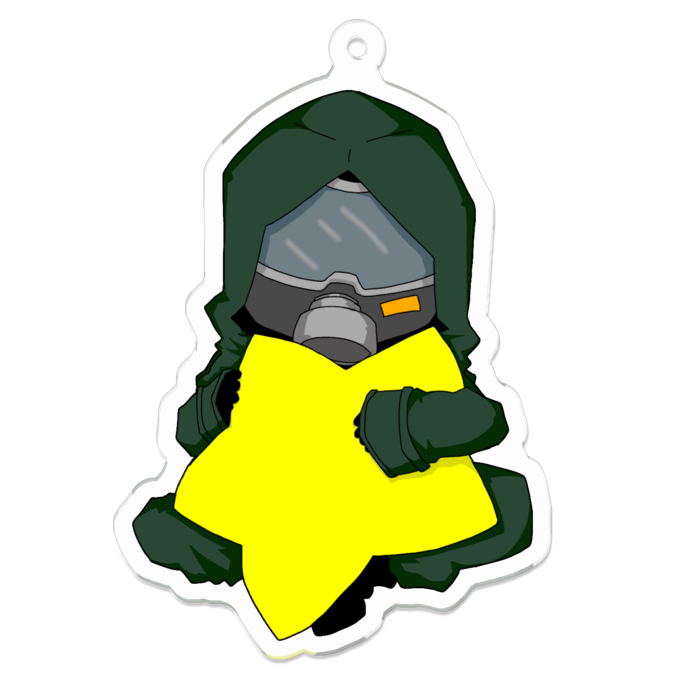 アクリルキーホルダー - 70 x 70 (mm)