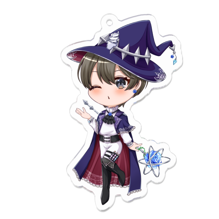 アクリルキーホルダー（ウィンク） - 70 x 70 (mm)(1)