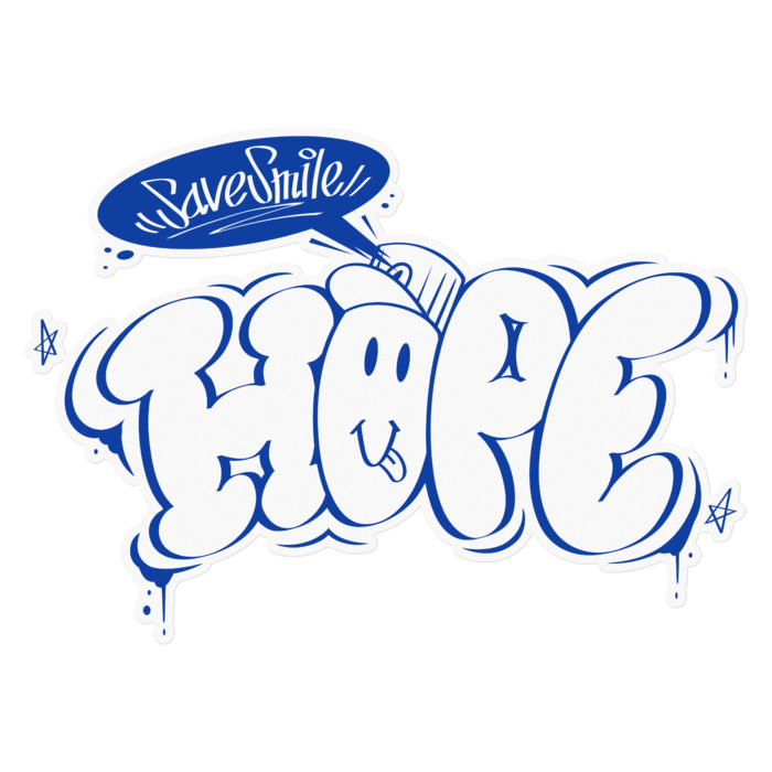 背景透明ステッカー - 160 x 160 (mm)