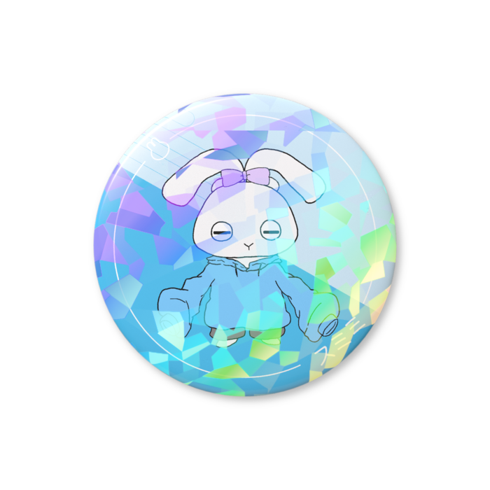 ホログラム缶バッジ - 76mm