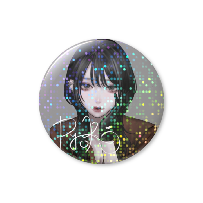 ホログラム缶バッジ - 32mm