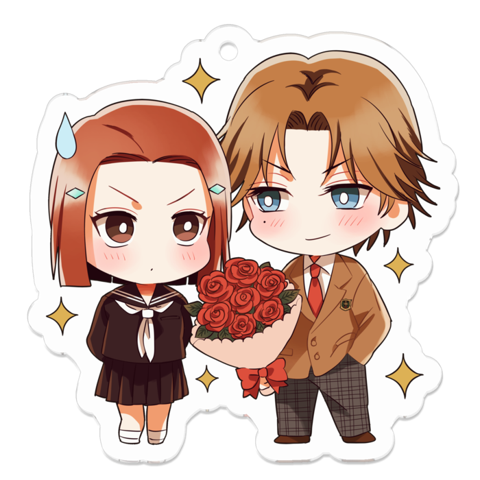 アクリルキーホルダー - 50 x 50 (mm)