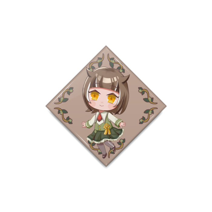 缶バッジ - ひし形40mm