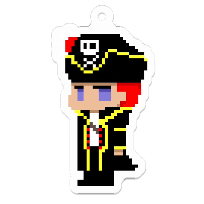 アクリルキーホルダー - 50 x 50 (mm)　通常