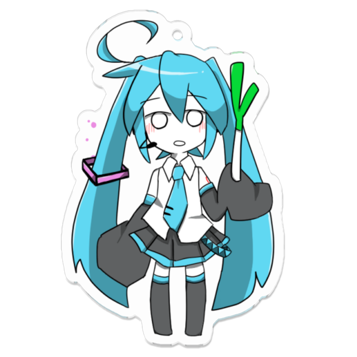 アクリルキーホルダー（コーティング） - 70 x 70 (mm)